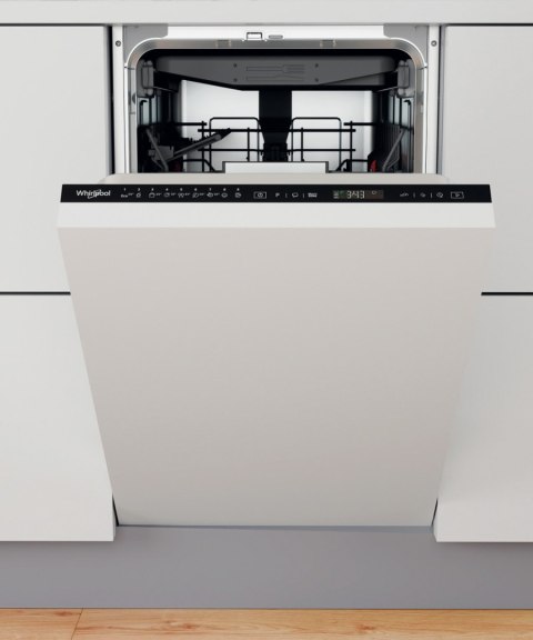 Whirlpool Dishwasher | WSIP 4O33 PFE | Built-in | Width 44.8 cm | Number of place settings 10 | Number of programs 9 | Energy ef