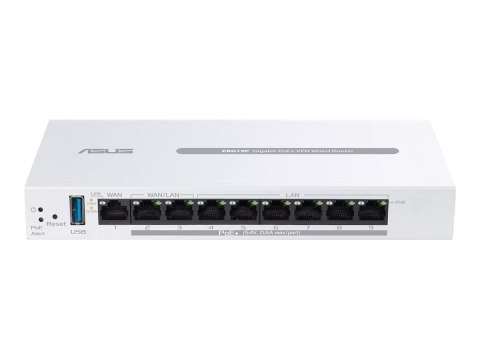 9-Port Gigabit PoE+ VPN Wired Router | EBG19P | 802.11ac | Ethernet LAN (RJ-45) ports 8 | Mesh Support Yes | MU-MiMO No | 5G | A