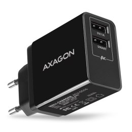 AXAGON Dual wall charger 240V/2x port 5V-2.2A and 5V-1A, 16W | ACU-DS16