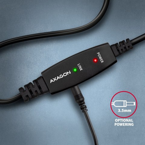 AXAGON USB repeater cable, 15m | ADR-215B | USB Type A - USB Type B