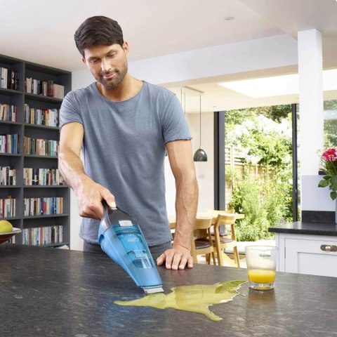 BLACK & DECKER | Vacuum Cleaner | WDC215WA-QW | Cordless operating | Handstick | 7.2 V | Operating time (max) 10 min | Blue