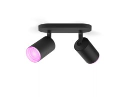Philips Hue WCA Fugato Spotlight GU10 2x5.7W, Black | Philips Hue