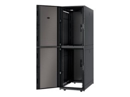 APC NetShelter SX Colocation 2 x 20U 600mm Wide x 1070mm Deep Enclosure with Sides Black | Schneider Electric
