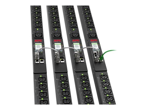 APC Rack PDU 9000 Switched, ZeroU, 11.0kW, 230V, (21) C13 & (3) C19 | Schneider Electric