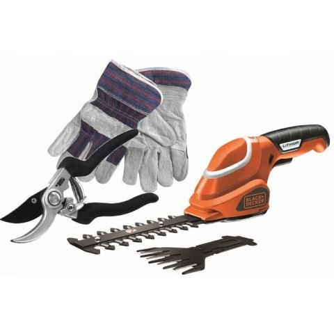 BLACK & DECKER | Hedge and grass trimmer GSL700KIT-QW, 7 V, 1.2 Ah