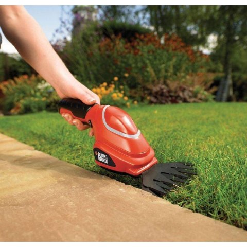 BLACK & DECKER | Hedge and grass trimmer GSL700KIT-QW, 7 V, 1.2 Ah