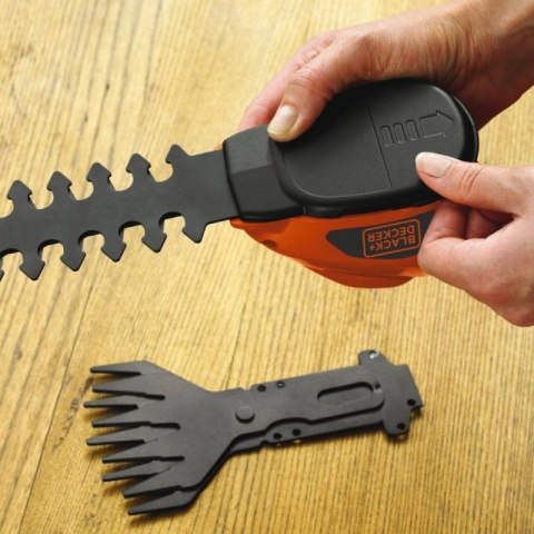 BLACK & DECKER | Hedge and grass trimmer GSL700KIT-QW, 7 V, 1.2 Ah