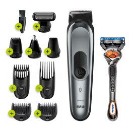 Braun Trimmer All-in-one MGK7221 Nose trimmer included Number of shaver heads/blades 1 Black/Grey Wet & Dry