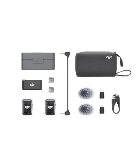 DJI | Mic 2 Wireless Microphone System (2TX + 1RX + Charging Case)