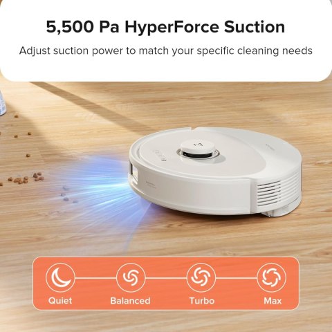 Roborock Robot Vacuum Cleaner | Q8 Max | Wet&Dry | Operating time (max) 240 min | 5200 mAh | 5500 Pa | White