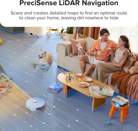 Roborock Robot Vacuum Cleaner | Q8 Max | Wet&Dry | Operating time (max) 240 min | 5200 mAh | 5500 Pa | White