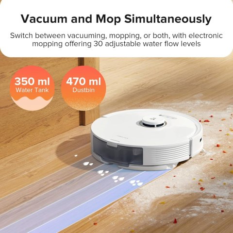 Roborock Robot Vacuum Cleaner | Q8 Max | Wet&Dry | Operating time (max) 240 min | 5200 mAh | 5500 Pa | White