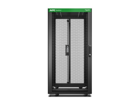 APC Easy Rack 600mm/24U/1200mm , with Roof, Side panel,castors,feet and 4 Brackets, No Bottom, black | Schneider Electric