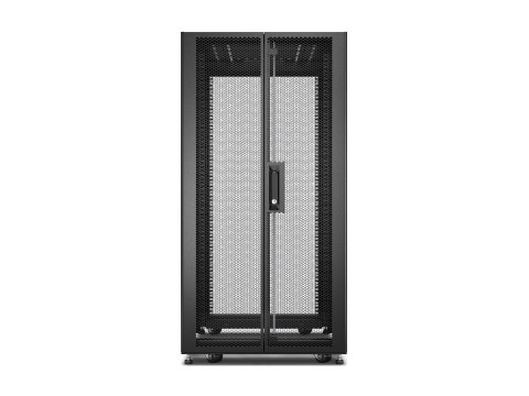 APC Easy Rack 600mm/24U/1200mm , with Roof, Side panel,castors,feet and 4 Brackets, No Bottom, black | Schneider Electric