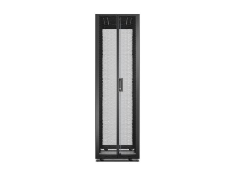 APC Easy Rack 600mm/42U/1200mm , with Roof, castors, feet and 4 Brackets, No Side panels, black | Schneider Electric