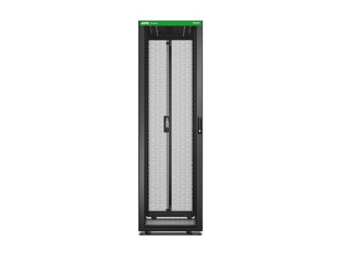APC Easy Rack 600mm/48U/1200mm , with Roof, castors, feet and 4 Brackets, No Side panels, black | Schneider Electric