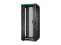 APC Easy Rack 800mm/42U/1000mm , with Roof, castors, feet and 4 Brackets, No Side panels, black | Schneider Electric