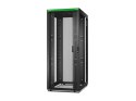 APC Easy Rack 800mm/42U/1200mm , with Roof, castors, feet and 4 Brackets, No Side panels, black | Schneider Electric