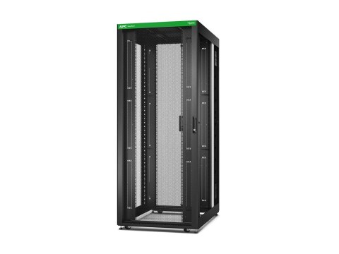 APC Easy Rack 800mm/42U/1200mm , with Roof, castors, feet and 4 Brackets, No Side panels, black | Schneider Electric