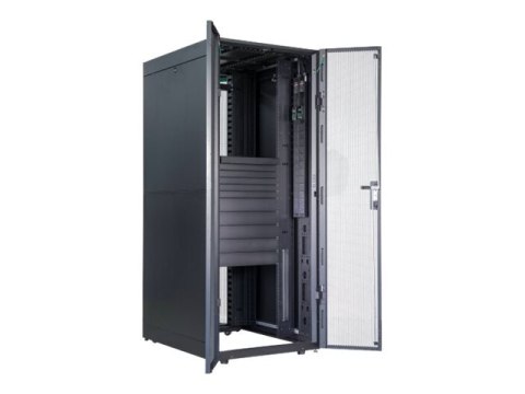 APC Easy Rack 800mm/42U/800mm with Roof, Side panel,castors,feet and 4 Brackets, No Bottom, black | Schneider Electric