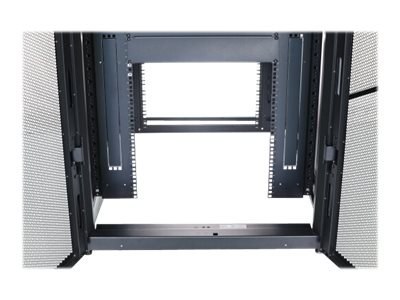 APC Easy Rack 800mm/42U/800mm with Roof, Side panel,castors,feet and 4 Brackets, No Bottom, black | Schneider Electric
