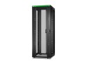 APC Easy Rack 800mm/48U/1000mm , with Roof, castors, feet and 4 Brackets, No Side panels, black | Schneider Electric