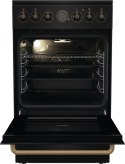 Gorenje Cooker | GECS5B70CLB | Hob type Vitroceramic | Oven type Electric | Black | Width 50 cm | Depth 59.4 cm | 70 L