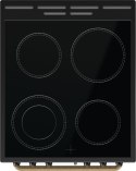 Gorenje Cooker | GECS5B70CLB | Hob type Vitroceramic | Oven type Electric | Black | Width 50 cm | Depth 59.4 cm | 70 L