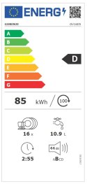 Gorenje Dishwasher | GV16D5 | Built-in | Width 59.8 cm | Number of place settings 16 | Number of programs 6 | Energy efficiency 