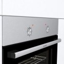 Gorenje Oven | BO6615E01X | 60 L | Electric | EnamelClean | Mechanical control | Height 59.5 cm | Width 59.5 cm | Stainless stee