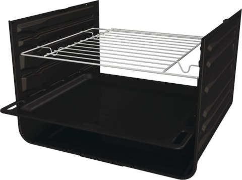 Gorenje Oven | BO6615E01X | 60 L | Electric | EnamelClean | Mechanical control | Height 59.5 cm | Width 59.5 cm | Stainless stee