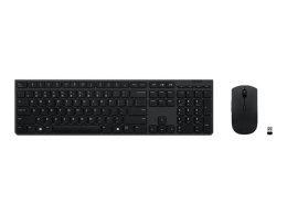 Lenovo | Professional Wireless Rechargeable Combo Keyboard and Mouse | Keyboard and Mouse Set | Wireless | Mouse included | Russ