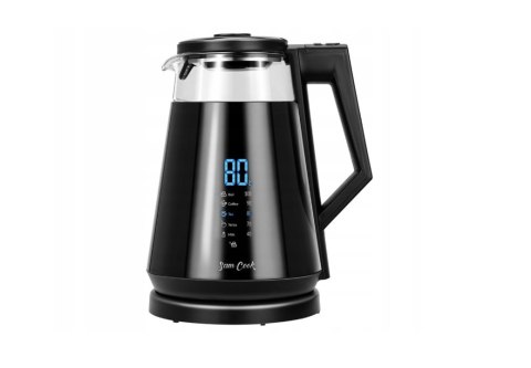 Sourcing | Kettle with temperature control | PSC-111/B | Electric | 1700 W | 1.7 L | Plastic/Glass | 360° rotational base | Blac