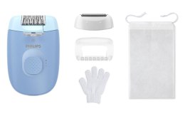 Depilator Philips | BRE247/00 Seria 4000 | Liczba poziomów mocy 2 | Niebieski