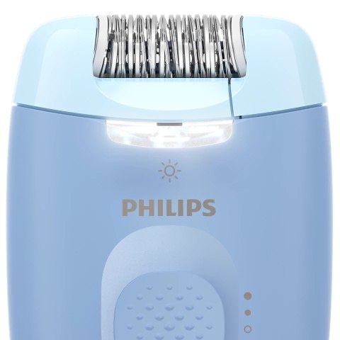 Depilator Philips | BRE247/00 Seria 4000 | Liczba poziomów mocy 2 | Niebieski