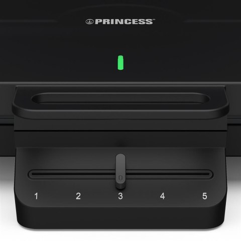 Gofrownica Princess | 132384 | 1200 W | Ilość ciasta 10 | W kształcie serca | Czarny