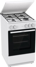 Kuchenka Gorenje | GG5A14WJ | Typ płyty gazowej | Typ piekarnika gazowy | Biały | Szerokość 50 cm | Głębokość 59,4 cm | 70 L