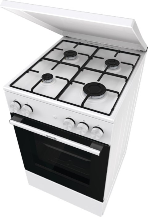 Kuchenka Gorenje | GG5A14WJ | Typ płyty gazowej | Typ piekarnika gazowy | Biały | Szerokość 50 cm | Głębokość 59,4 cm | 70 L
