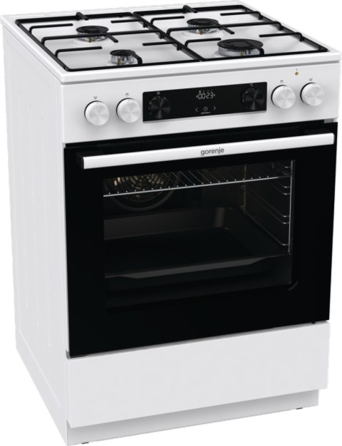 Kuchenka Gorenje | GKS6C70WJ | Typ płyty gazowa | Typ piekarnika elektryczna | Biały | Szerokość 60 cm | Głębokość 60 cm | 71 L