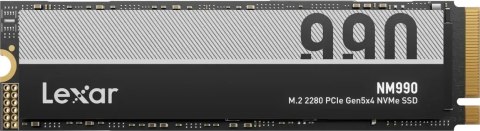 Lexar SSD | NM990 | 2000 GB | Format dysku SSD M.2 2280 | Interfejs dysku półprzewodnikowego PCIe Gen 5x4 | Prędkość odczytu 140