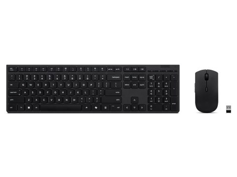 Lenovo Professional Wireless Rechargeable Keyboard and Mouse Combo AI - US Euro | Lenovo
