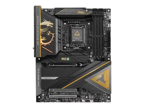 MSI MEG Z890 ACE | Processor family Intel | Processor socket LGA1851 | Supported hard disk drive interfaces SATA, M.2 | Number o
