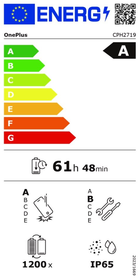 OnePlus Nord CE5 (Black Infinity) DS 6.77" Fluid AMOLED 1080x2412/3.35GHz&2.20GHz/128GB/8GB RAM/Android 15/WiFi,BT,5G