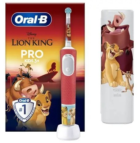 Oral-B D103.413.2KX Vitality PRO Kids 3+ Lion KIng + TC Too