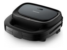 Philips Sandwich Maker | HD2332/90 3000 Series | 750 W | Liczba ciastek 2 | Belgia | Czarny