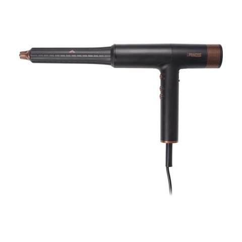 Princess Airstyler Pro | 529205 | 2000 W | Liczba ustawień temperatury 3 | Funkcja jonizacji | Dysza dyfuzora | Czarny