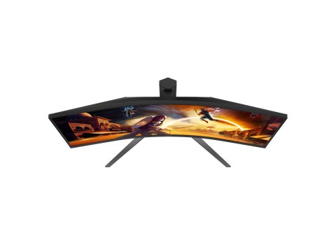 AOC CU34G4Z | 34 " | Fast VA | WQHD | 21:9 | 240 Hz | 1 ms | 3440 x 1440 pikseli | 450 cd/m² | Porty HDMI w ilości 2 | Czarny