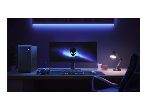 Dell Alienware AW3425DWM | 34 " | VA | WQHD | 21:9 | 180 Hz | 1 ms | 3440 x 1440 pikseli | 400 cd/m² | Porty HDMI w liczbie 2 | 