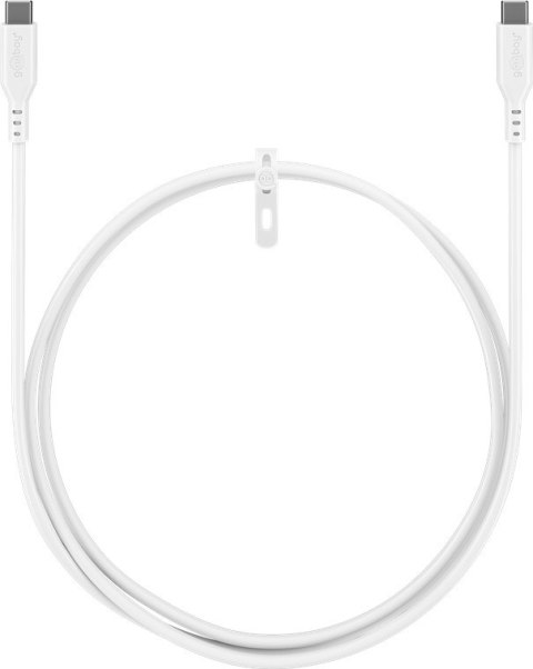 Goobay Kabel silikonowy USB-C, 1,5 m, biały | Goobay