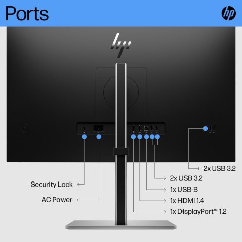 MONITOR HP LED 27" E27 G5 (6N4E2AA) (OUTLET)